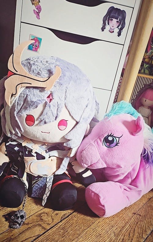 Smile House Honkai Impact 3: Herrscher of Sentience Fuhua 40CM Staring Eyes Plush Doll