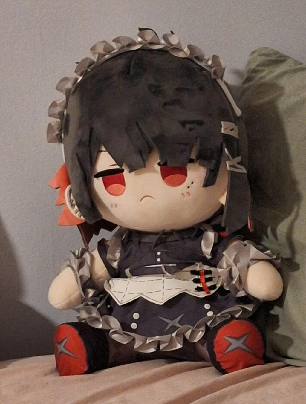 Smile House Fanart Shark Cute Plushtoy Big Eyes 40CM Plush Doll With Magnetic Tail