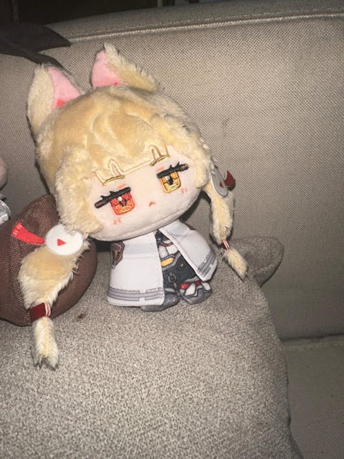 Smile House Zero Orange And Yellow Hair Girl Cloak Style Plush Doll 12CM