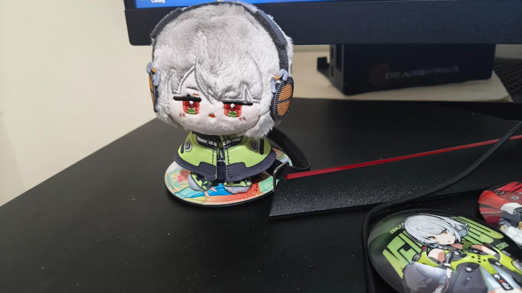 Smile House Fanart Shark Pink Hair Plushies Small Size Cloak 12CM Doll