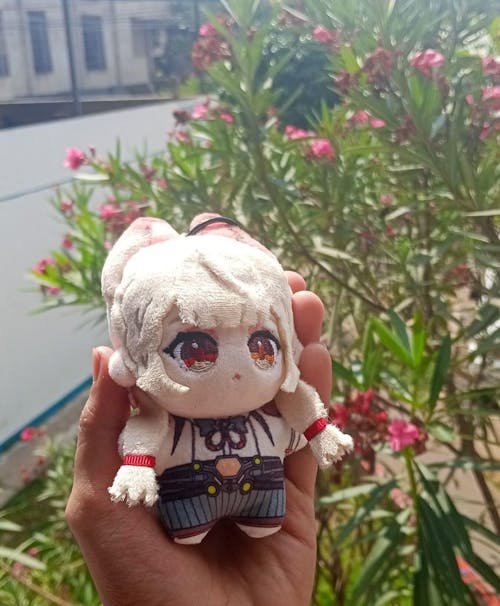 Smile House Fanart Plushies Red Hair Yellow Hair HX Style Plush Doll 12CM