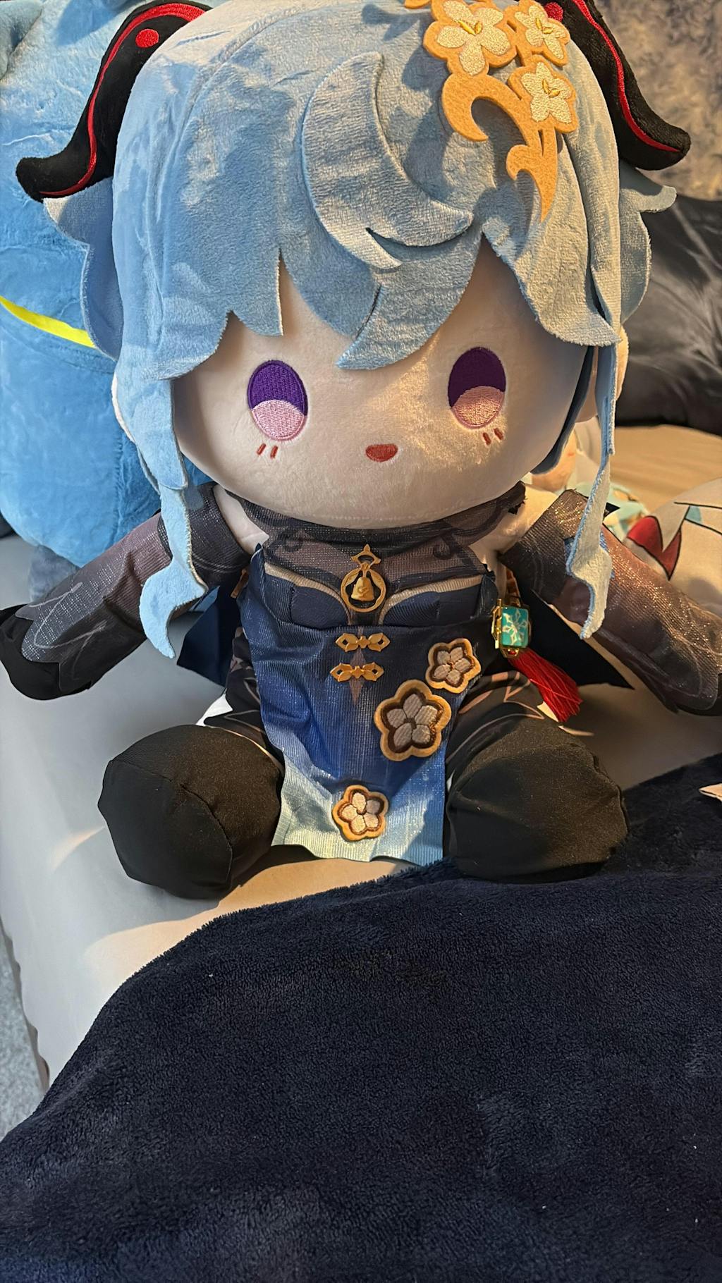 Smile House Fanart Plushies New Outfit  Blossom Staring Eyes Horns 40CM Plush Doll