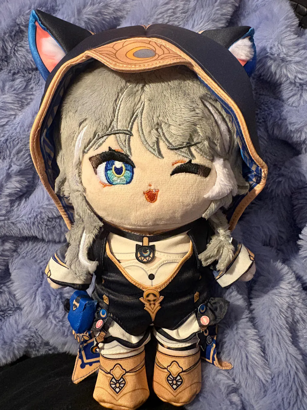 Smile House Fanart Plushies Smile Eyes Cat Ears 20CM Plush Doll