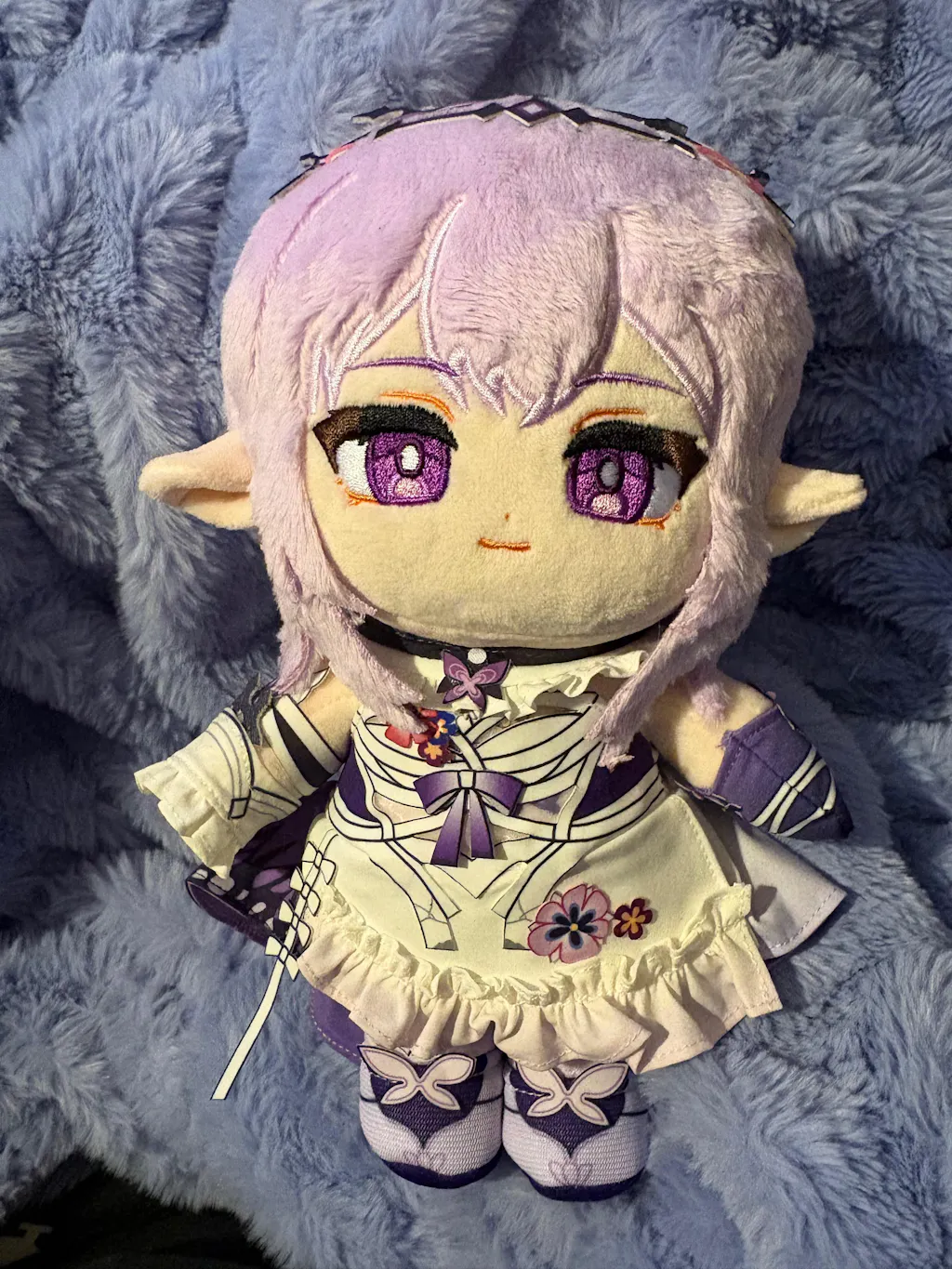 Free Shipping Smile House Purple Hair Plushies 20CM Plush Doll