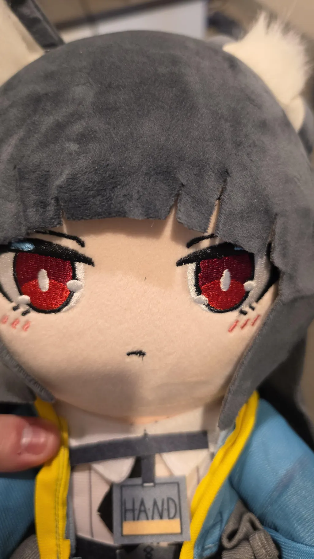 Presale-Smile House Fanart With Ears Clothes Plushies Big Eyes Ver Detail Plush Doll 30CM
