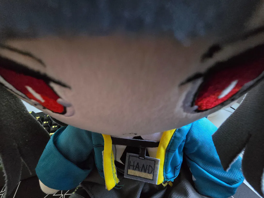 Presale-Smile House Fanart With Ears Clothes Plushies Big Eyes Ver Detail Plush Doll 30CM