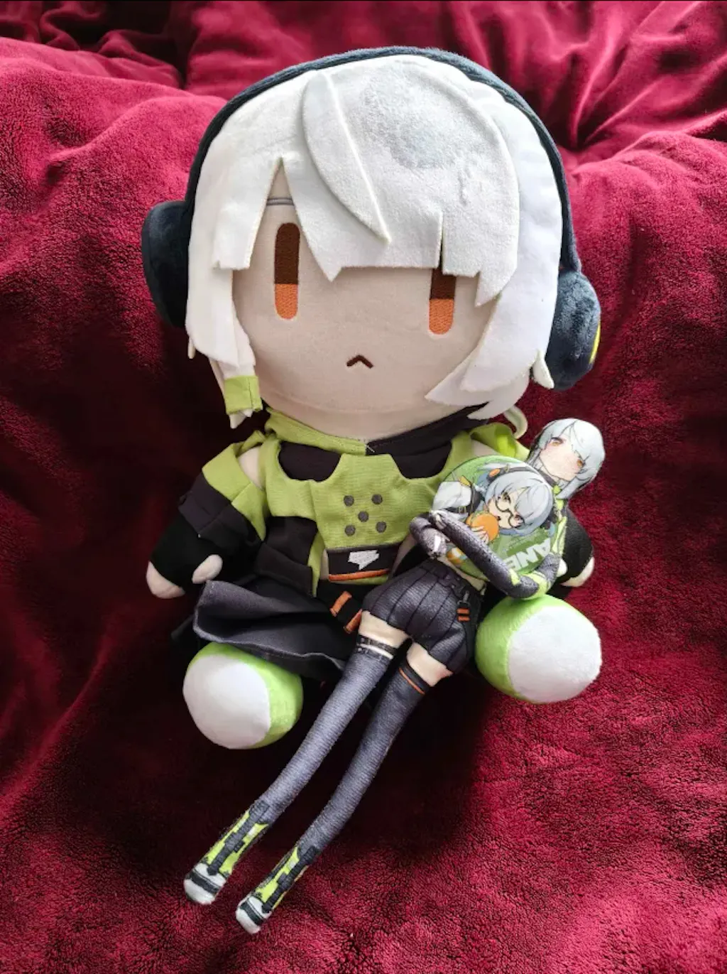 Pre-sale Smile House Fanmade Plushies Staring Eyes Green Clothes Plush Doll 30CM