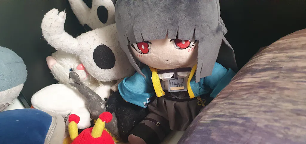 Presale-Smile House Fanart With Ears Clothes Plushies Big Eyes Ver Detail Plush Doll 30CM