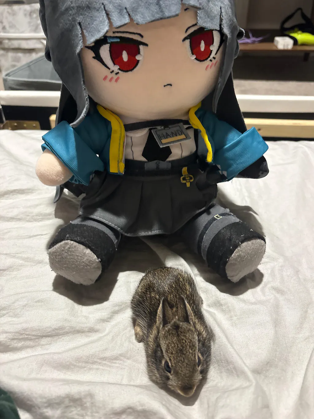 Presale-Smile House Fanart With Ears Clothes Plushies Big Eyes Ver Detail Plush Doll 30CM