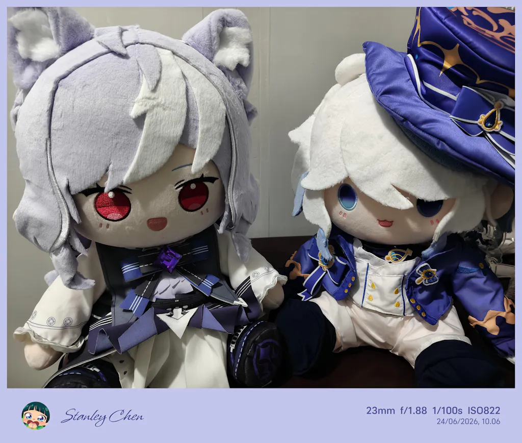FREE SHIPPING Smile House Fanart Plushtoy Cat Ears Plushies Vi Big Eyes Plush Doll 40CM With Removable Cat Ears