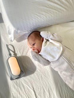 SmileyBubblyBaby White Noise Machine - Baby Sleep Soother & Night Light