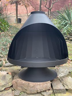 Zircon Wood burning Zircon 34" IN STOCK Mid century Modern Fireplace MCM fireplace available now while supplies last