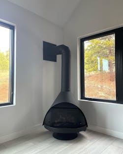 MALM Zircon Gas B-Vent Mid Century Modern Fireplace NG or LP MCM gas fireplace