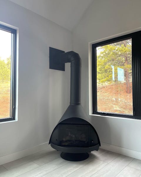 MALM Zircon Gas B-Vent Mid Century Modern Fireplace NG or LP MCM gas fireplace