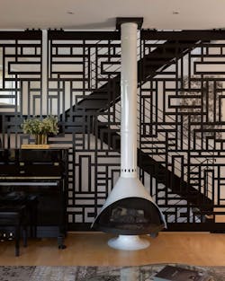 MALM Zircon Gas B-Vent Mid Century Modern Fireplace NG or LP MCM gas fireplace