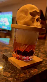 Skull Whiskey Smoker with Torch