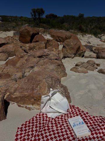 CHECKERS SARONG - CREAM/RED