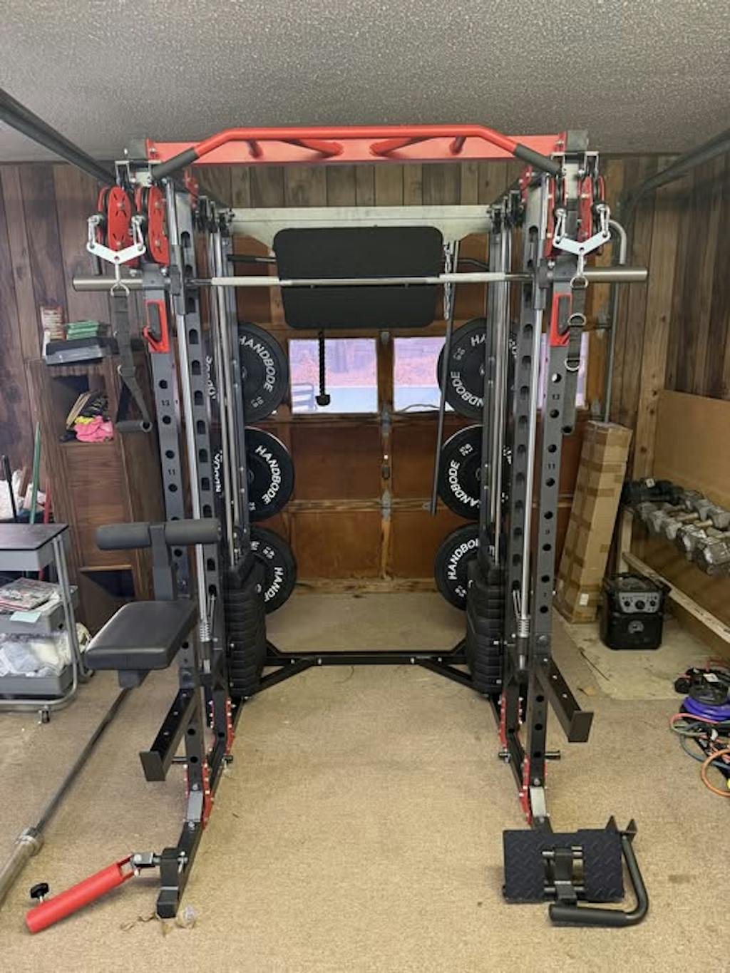 Snode Home Gym Smith Machine - ALL10 Pro with 350LB Stack