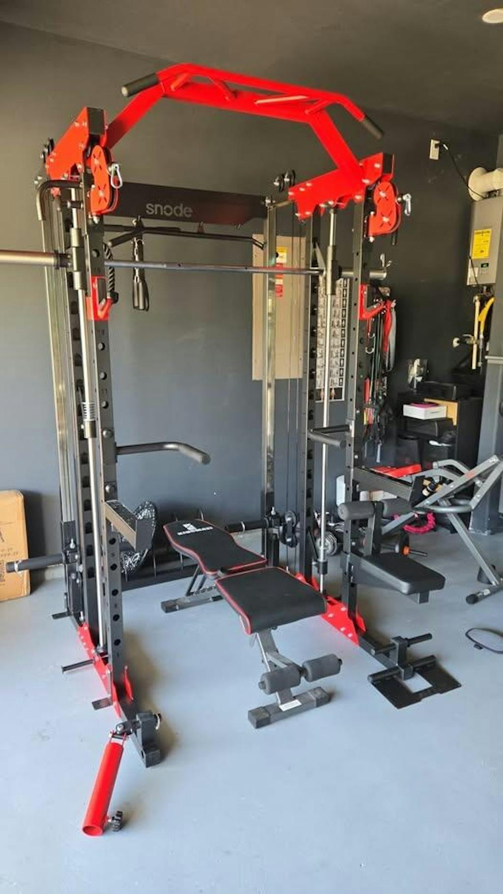Snode ALL10 Plus Smith Machine Functional Trainer Power Rack