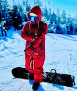 Men's PINGUP Bomber & Shark New Fashion One Piece Snowboard Suits