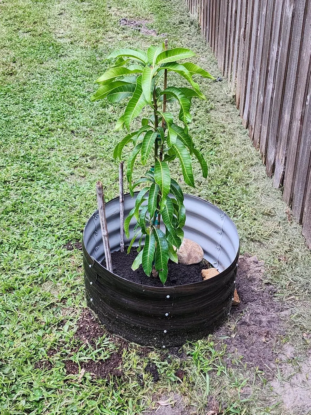 12" Tall 2x2 ft Modular Metal Raised Garden Bed