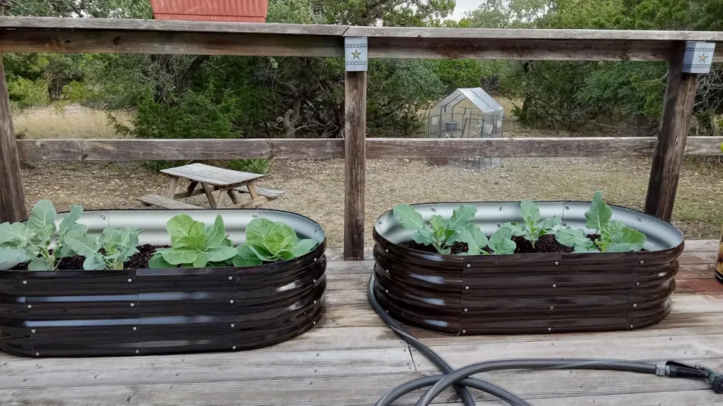 12" Tall 4x2 ft Galvanized Module Metal Raised Garden Bed, Oval Metal Planter Box for Planting Plants Vegetables