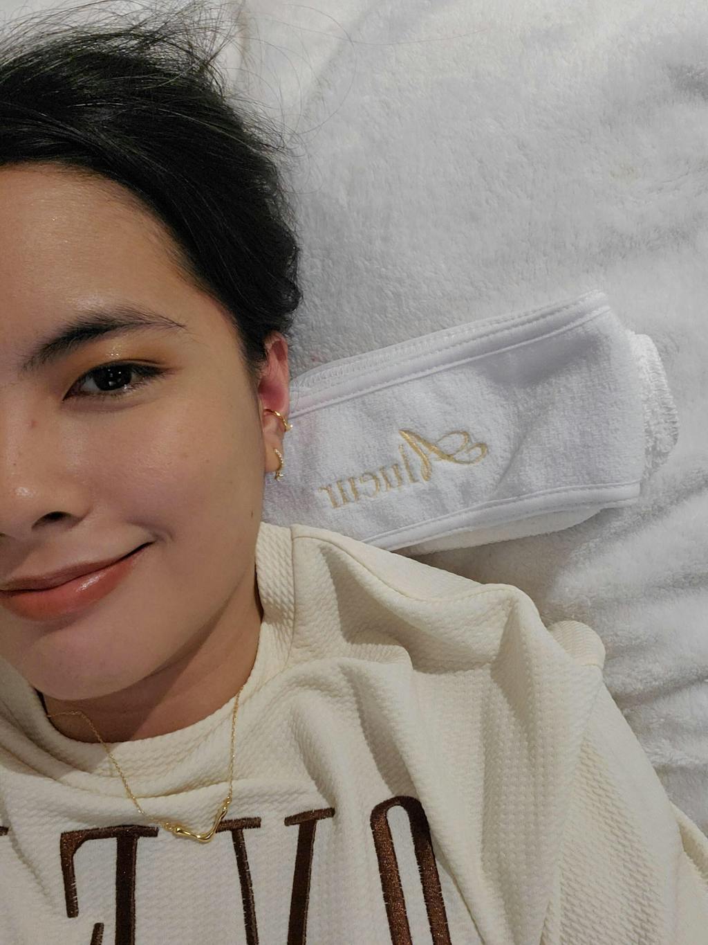 Camille Shell Pearl Gold Cuff (Single)