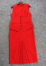 Perfect Crown Seong Hui-ju (IU) Inspired Vest Top + Skirt Set 001