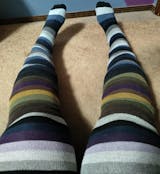 Extraordinarily Longer Elemental Stripe Socks – Sock Dreams