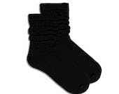 Black Slouch Socks (Adult Medium - Women's Shoe Sizes 5-10)