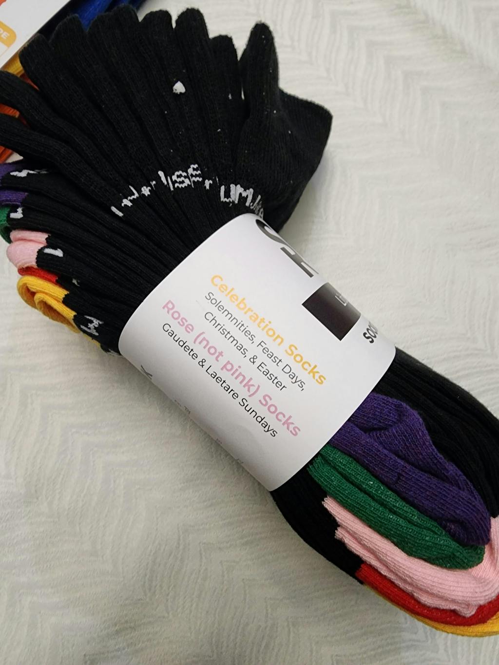 Black Dress Socks Sock Religious Lent Socks, Papal Socks, Pope