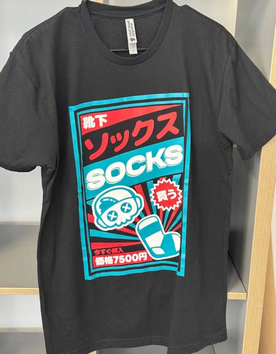 Socks Japan Black Shirt