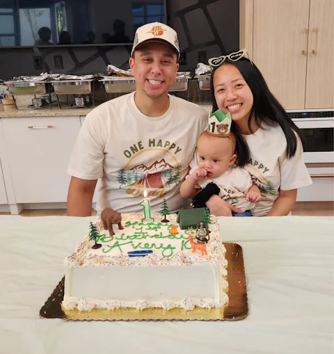 One Happy Camper Family T-Shirts with Custom Name & Number