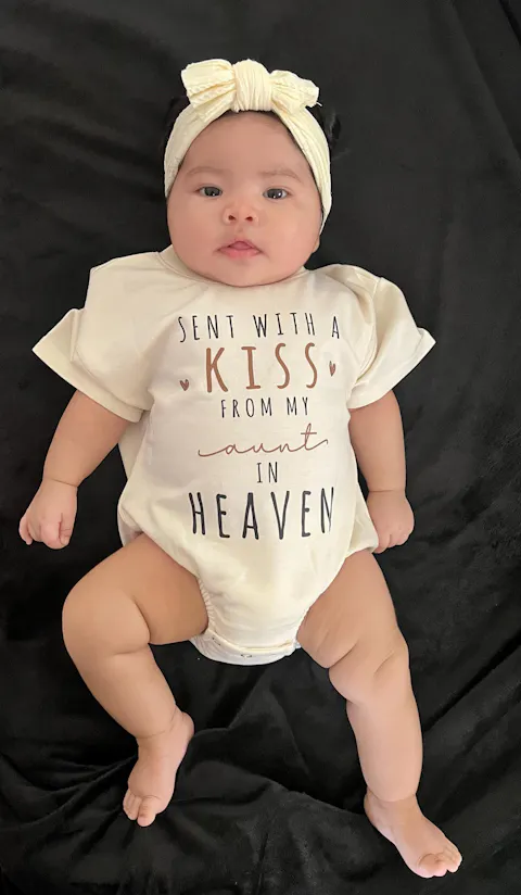 Customizable Sent With Love Romper - Personalized Baby Gift