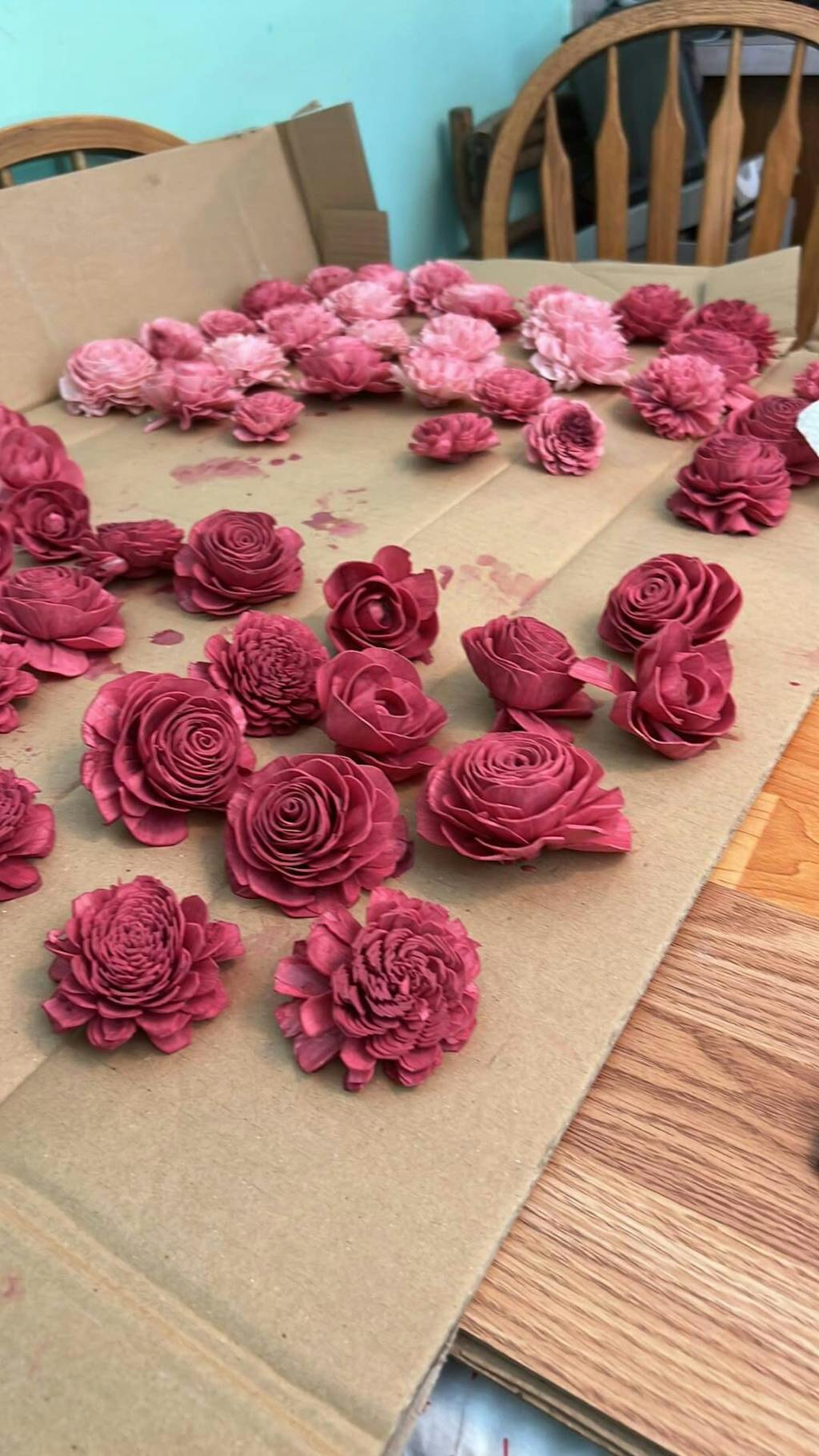 Romance Bridal Bouquet Sola Wood Flowers