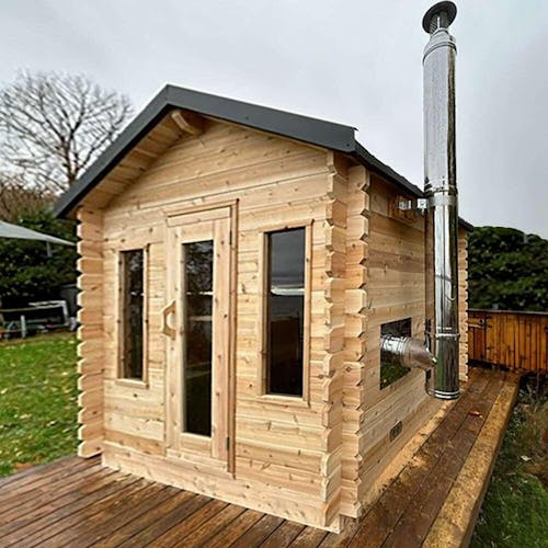 Dundalk Leisurecraft Canadian Timber 6 Person Georgian Cabin Sauna | CTC88W