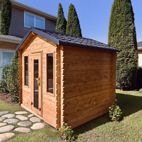Dundalk Leisurecraft Canadian Timber 6 Person Georgian Cabin Sauna | CTC88W