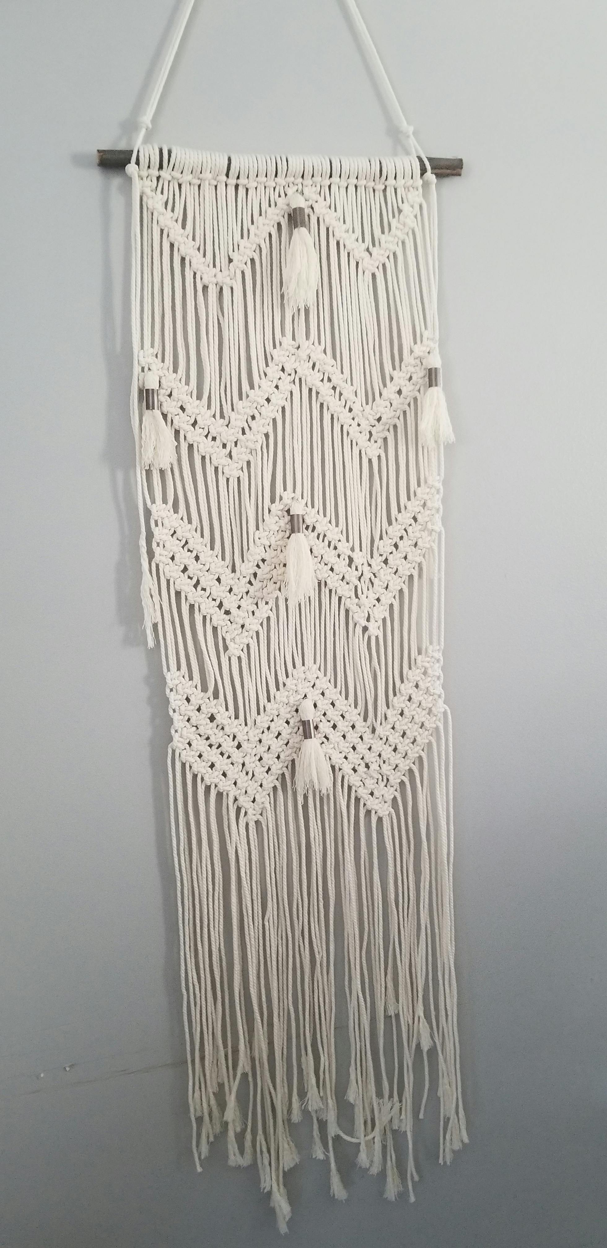 Solid Oak: Macramé Wall Hanging Kit - Tassels