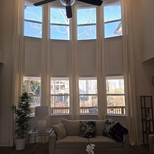 Beige Linen Curtains