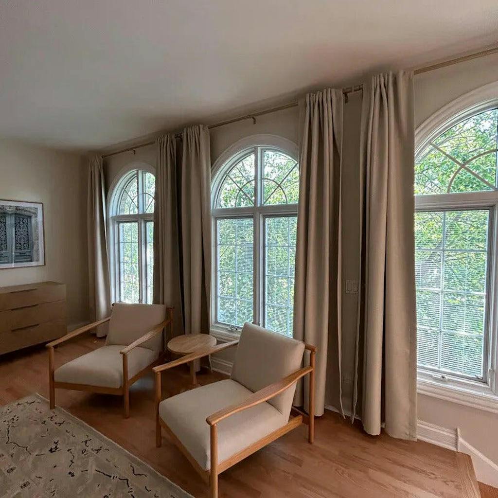 Light Brown Blackout Curtain