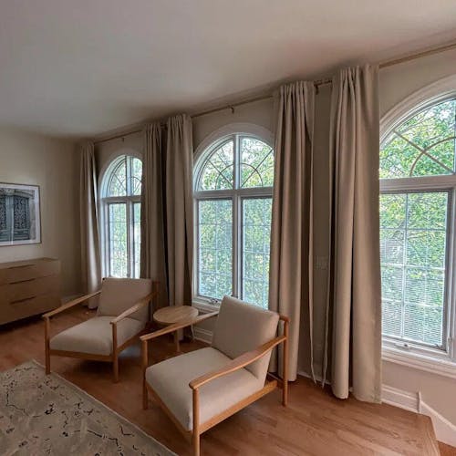 Light Brown Blackout Curtain