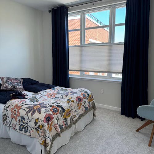 Blue Blackout Curtain