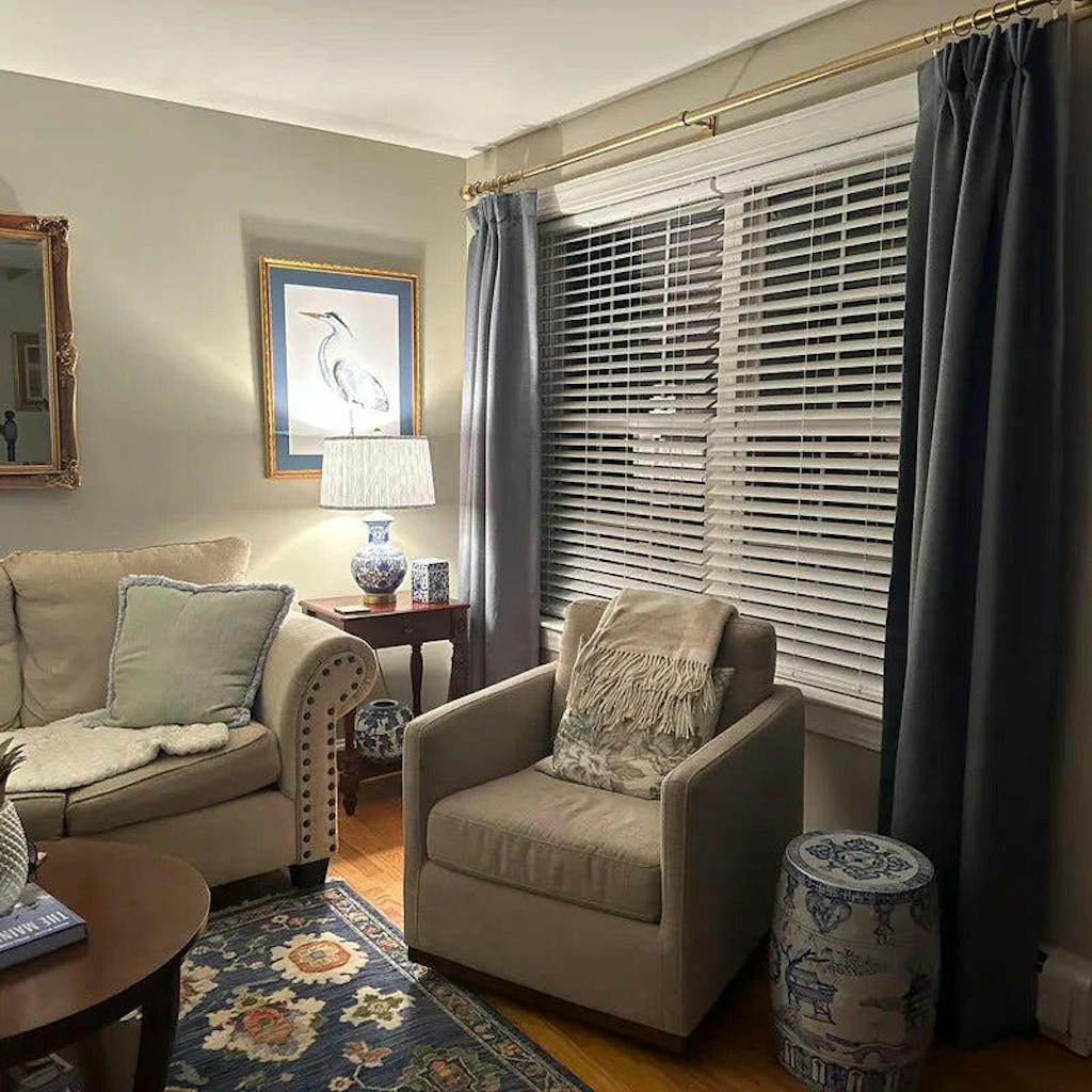 Dark Grey Blackout Curtain