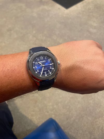 Seiko Mod Aquanaut "Blue" Watch