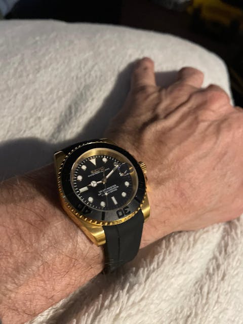 Seiko Mod Yacht-Master "Yellow Gold" Watch