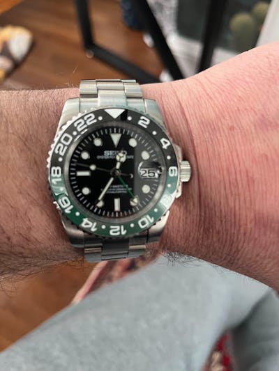 Seiko Mod GMT "Sprite" Dive Watch (Premium Dial)