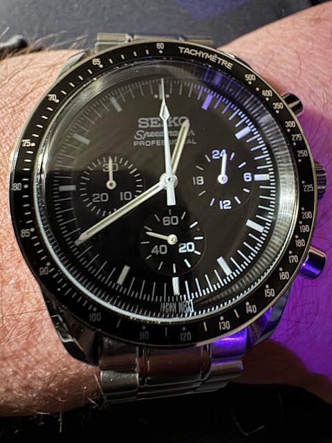 Seiko Mod Speedmaster "Moonwatch" Chronograph Watch