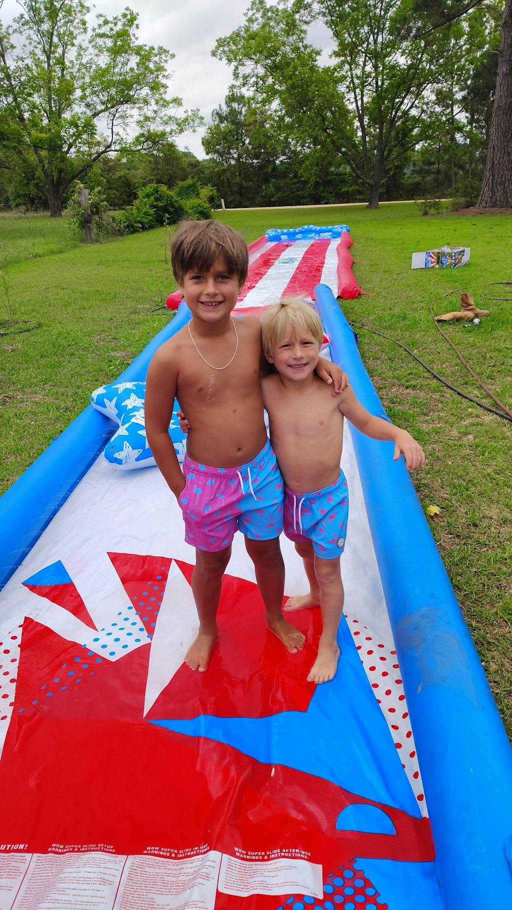 Flamingo Bay Swim Trunks