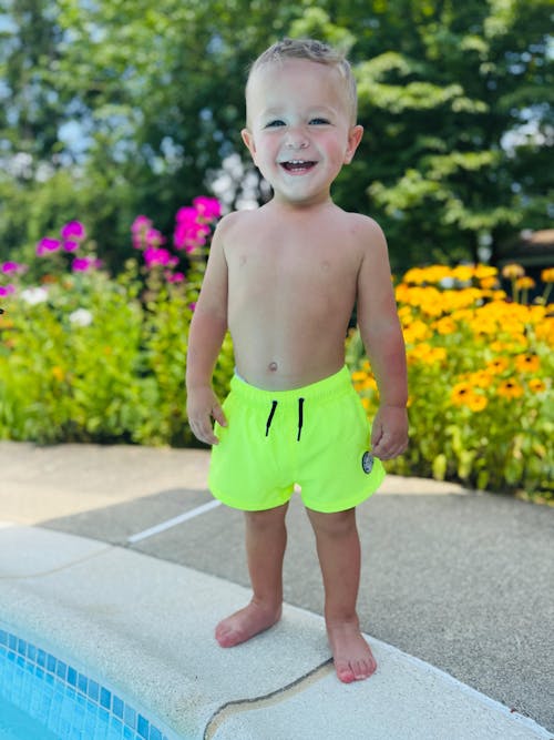 Electric Rays Swim Trunks