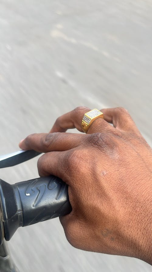 1 Gram Gold Plated Prominent Design Ring for Men - Style B685